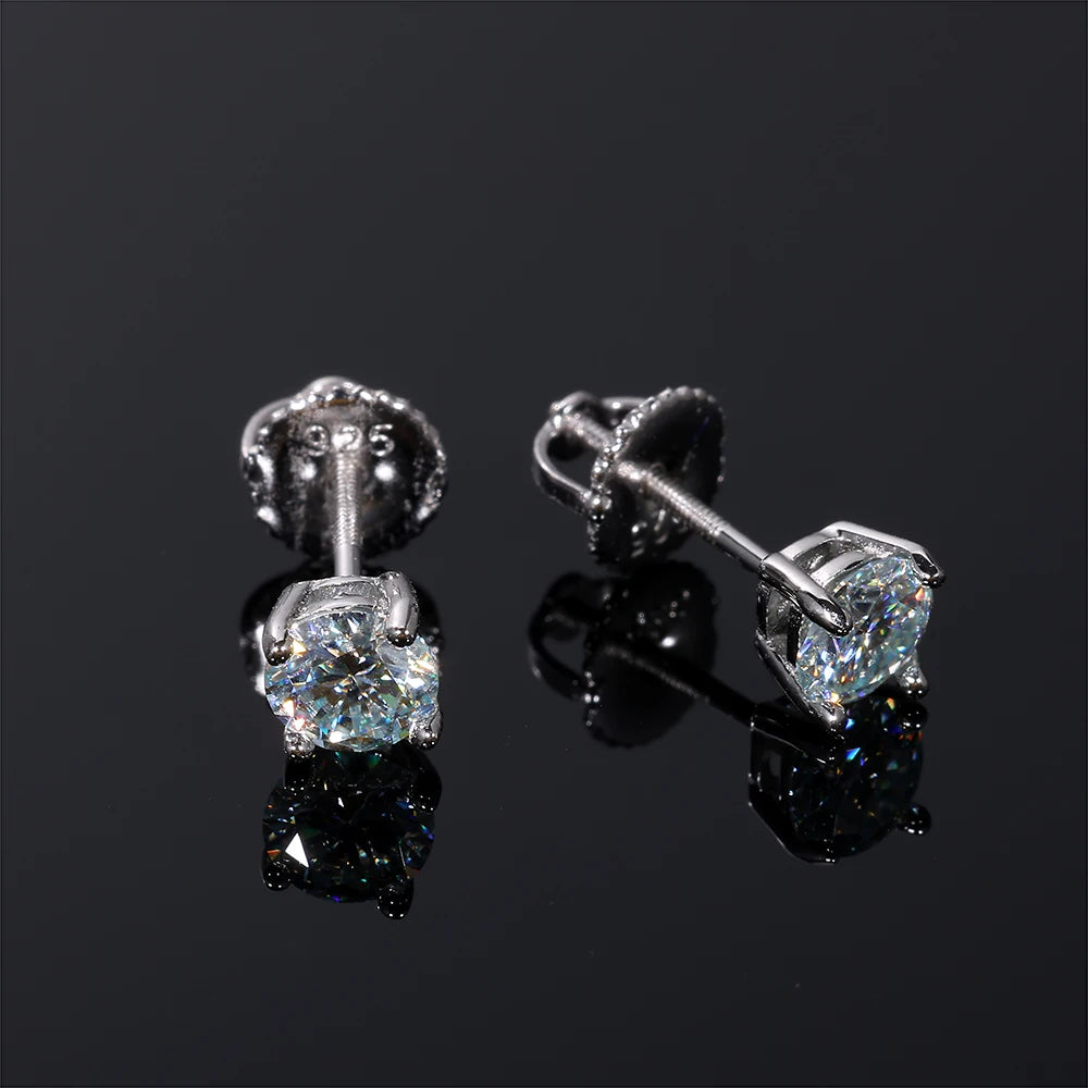 VVS Moissanite Stud Earrings 