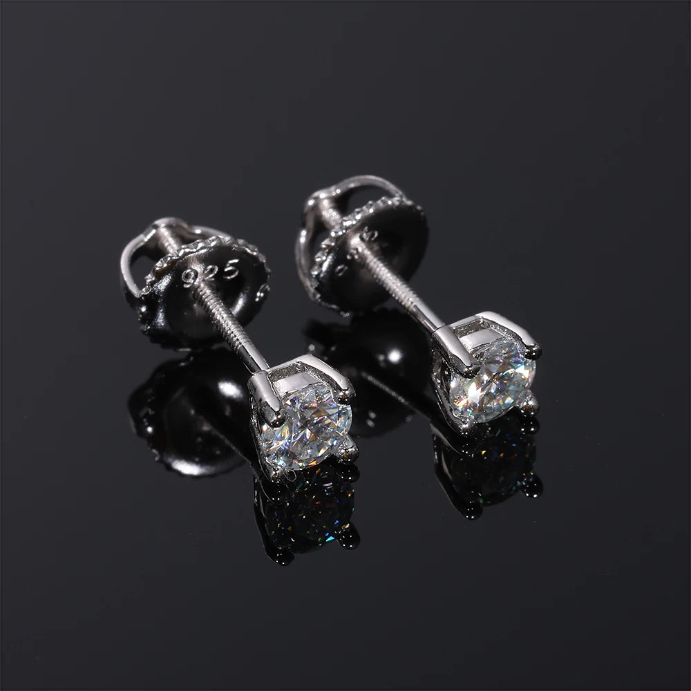 VVS Moissanite Stud Earrings 