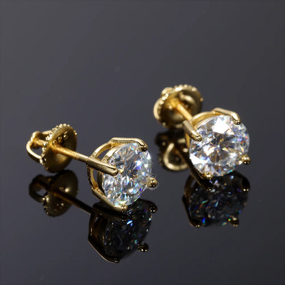 VVS Moissanite Stud Earrings 