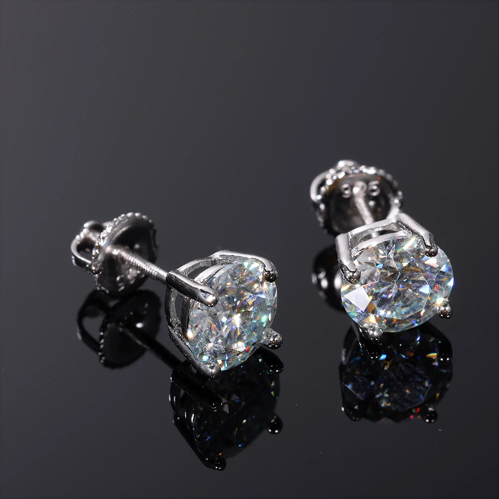 VVS Moissanite Stud Earrings 